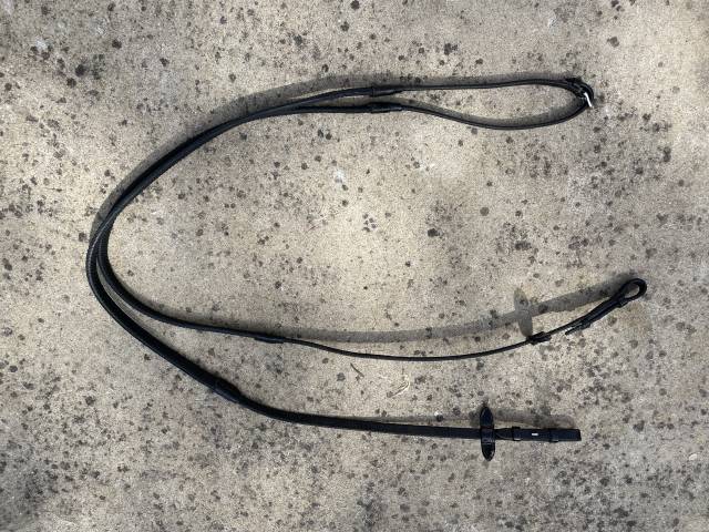 Bridon en cuir noir 