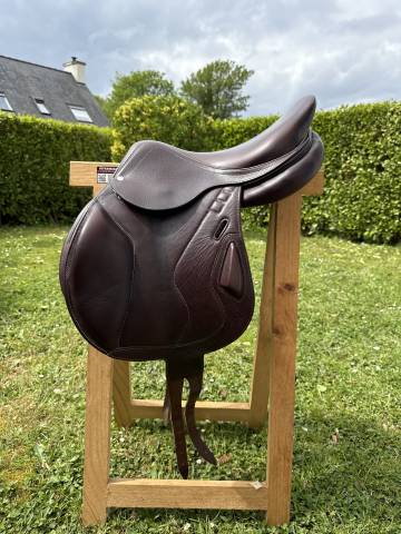 selle jump'in monoquartier cross doubl&eacute; veau