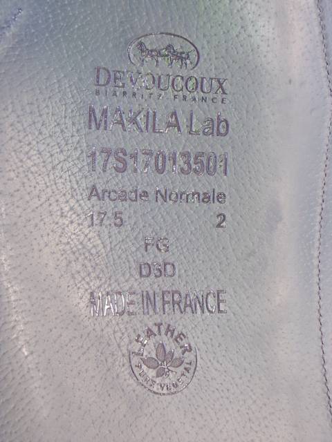 Selle Dressage Devoucoux Makila Lab 17'5 
