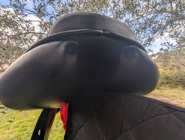 Selle CSO Equipe doubl&eacute; veau noir 17,5