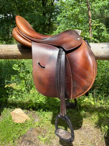 Selle Child&eacute;ric CSO 17,5 double quartier &ndash; bon &eacute;tat
