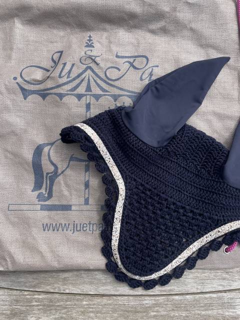 Bonnet Ju&Pa bleu marine poney C
