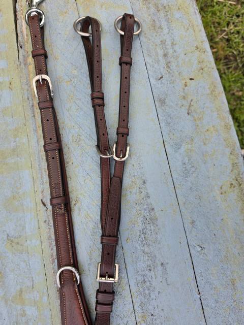 Collier de chasse &eacute;lastique grain&eacute; 3 points Antar&egrave;s 