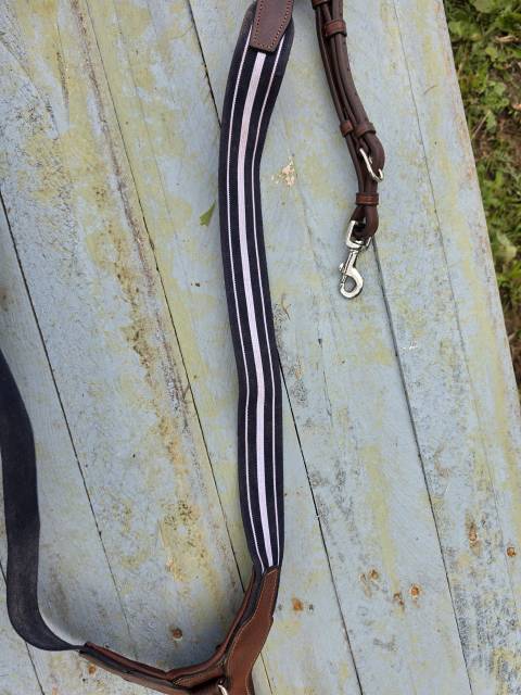 Collier de chasse &eacute;lastique grain&eacute; 3 points Antar&egrave;s 