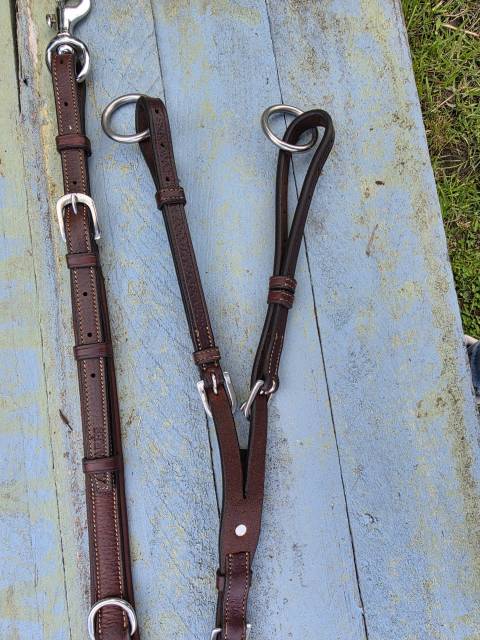 Collier de chasse &eacute;lastique grain&eacute; 3 points Antar&egrave;s 
