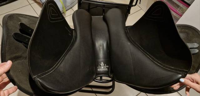 Selle Tekna Club mixte 16,5 pouces+3 ar&ccedil;ons changeables