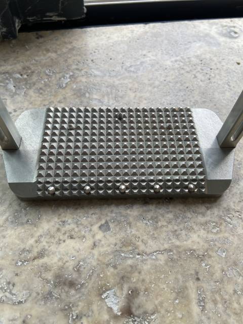 &Eacute;triers MOS &Eacute;quitation aluminium gris