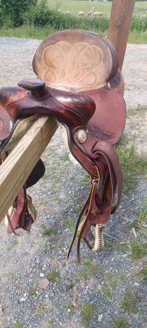 Selle western am&eacute;ricaine cheval