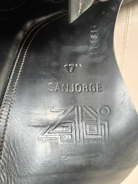 Selle dressage Zaldi SanJorge 17&acute; noire