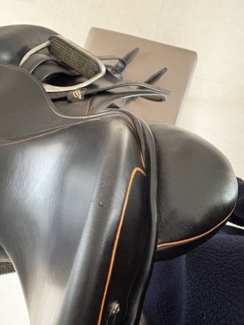 Selle dressage Zaldi SanJorge 17&acute; noire