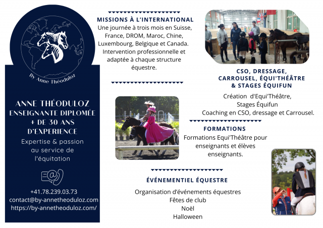 ENSEIGNANTE EQUITATION DIPLOMEE
