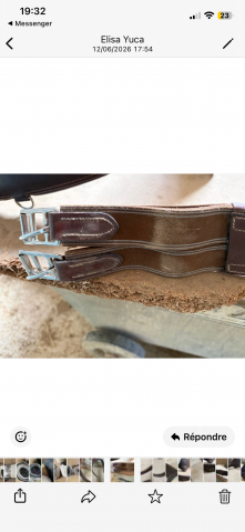 Sangle cuir 105cm