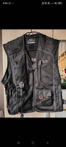 Gilet air bag &eacute;quitation/moto taille M