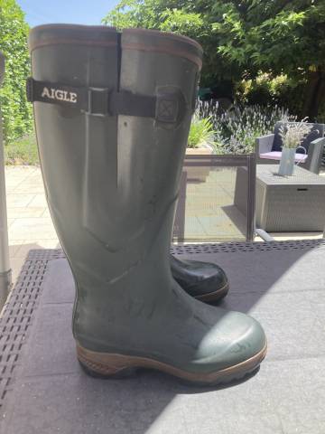Bottes AIGLE anti-fatigue contre le froid