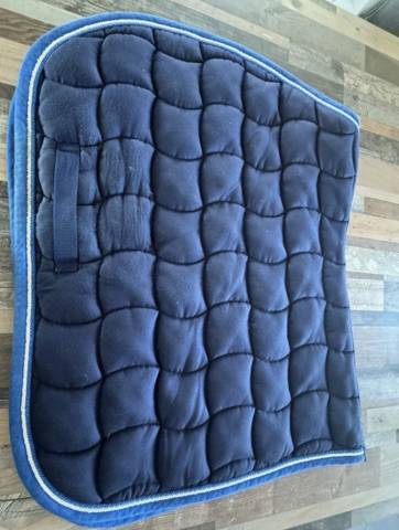 Tapis d&rsquo;&eacute;quitation Harcour bleu marine