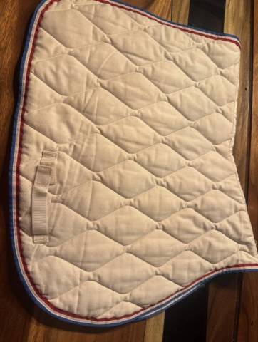 Tapis d&rsquo;&eacute;quitation Fouganza blanc