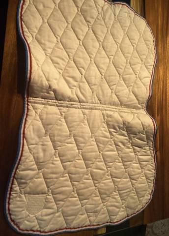 Tapis d&rsquo;&eacute;quitation Fouganza blanc