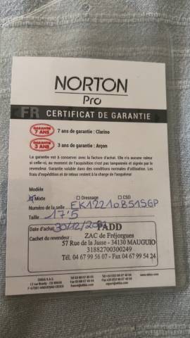 Selle Norton pro mixte