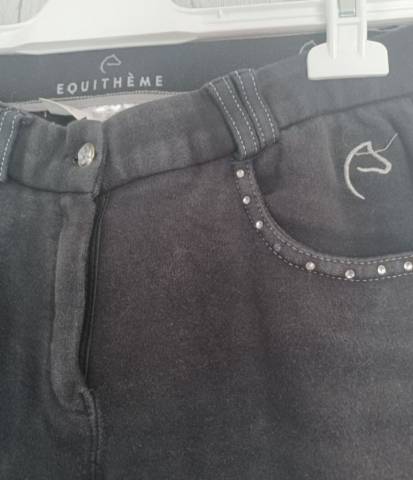 Pantalon Equith&egrave;me noir 36