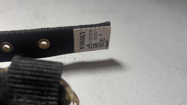 Licol noir faux mouton 
