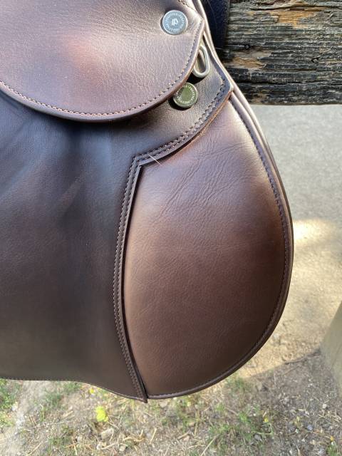 Selle Prestige Paris 17"/33 &ndash; Tabac &ndash; Double veau