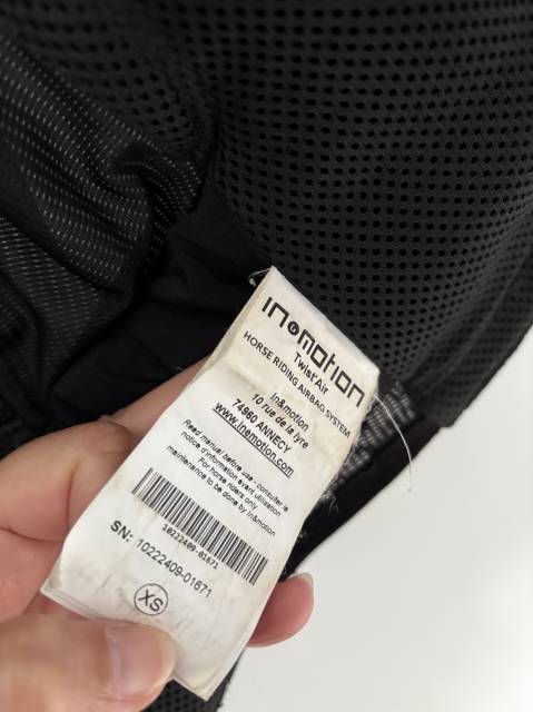 Airbag Twist&rsquo;Air XS Horse Pilot r&eacute;vis&eacute; sous garantie 