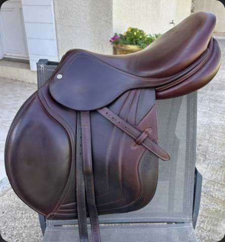 Selle CWD SE01 17,5" &ndash; Excellent &eacute;tat &ndash; Cuir chocolat