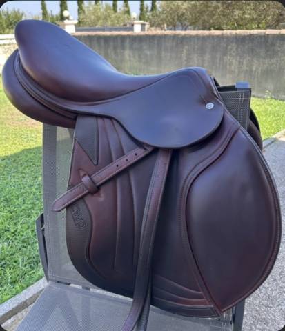 Selle CWD SE01 17,5" &ndash; Excellent &eacute;tat &ndash; Cuir chocolat