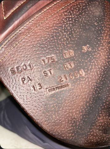 Selle CWD SE01 17,5" &ndash; Excellent &eacute;tat &ndash; Cuir chocolat