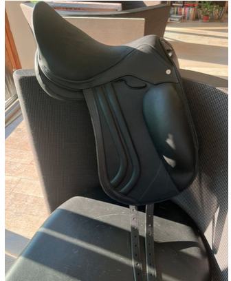   Selle de dressage double quartier , taille 16, neuve,