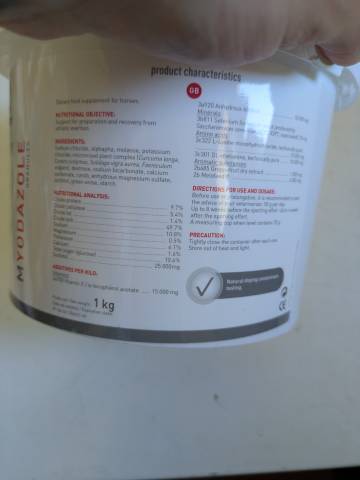 Myodazole Certivet granul&eacute;s