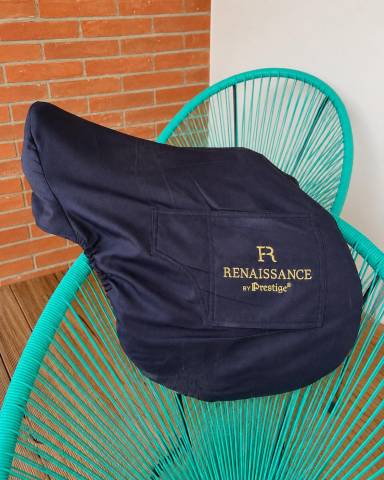 Selle Renaissance doublee veau 18 pouces