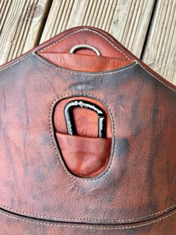 Sangle bavette cuir 135 cm Renaissance