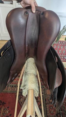 Selle mixte Jean-Luc Maurel 17"