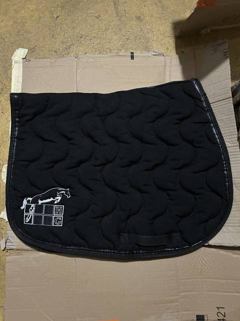 Tapis de selle Herv&eacute; Godignon (HG - Jump In) noir 