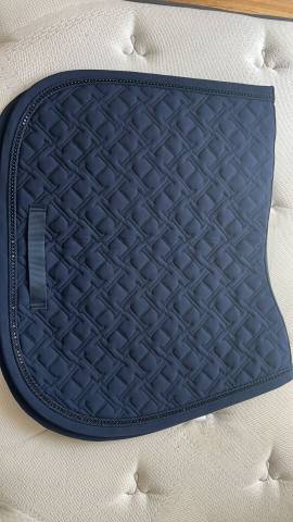Tapis de selle harcour bleu marine