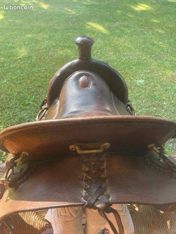 selle western sellerie artisanale (Sellerie NOEL), 18 pouces,