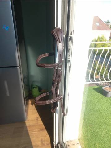 Filet anatomique cuir marron, taille CS