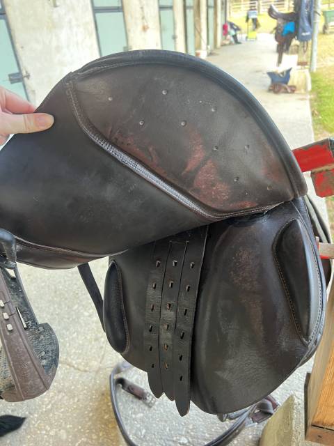 Selle cuir marron 17