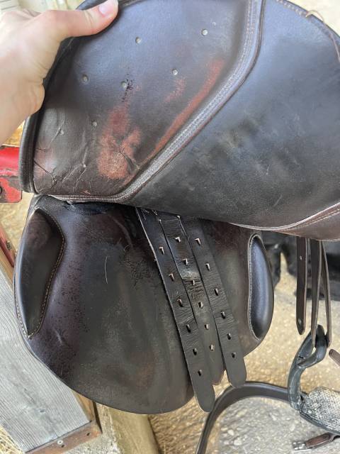 Selle cuir marron 17