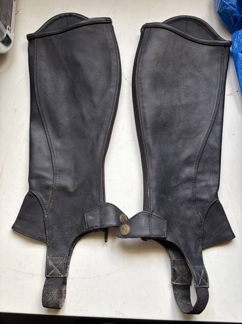 demi-chaps NORTON noire adulte taille S