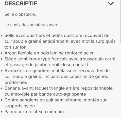 Selle mixte Eric thomas lugano