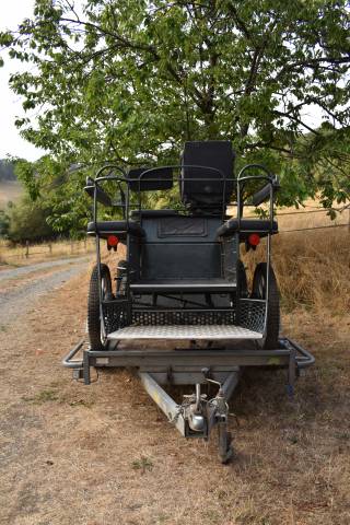 Voiture d'attelage / Caleche Marathon d'entra&icirc;nement (1
