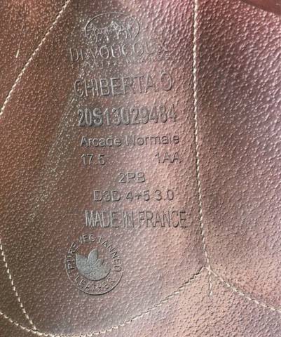 Selle Monoquartier Devoucoux Chiberta O
