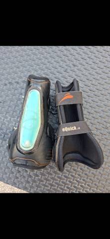 Guetres E-SHOCK - EQUICK prot&egrave;ge boulet