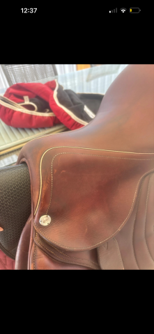 Selle cwd mademoiselle 2 gs liser&eacute;e rouge 