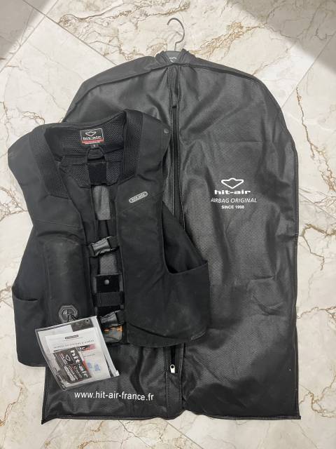 Gilet airbag &eacute;quitation Hit-Air Noir - Taille S