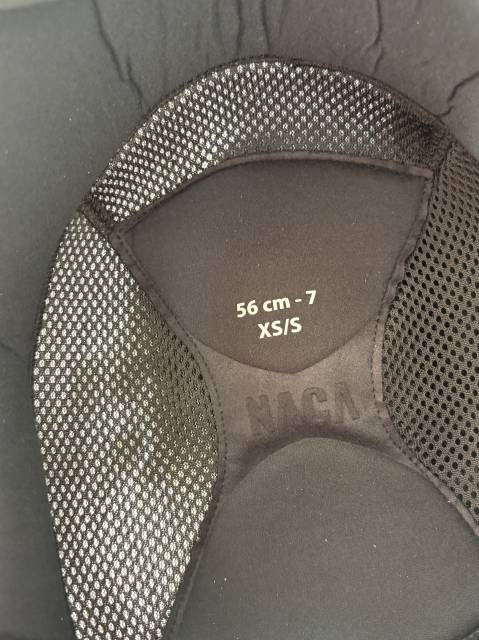 Casque NACA COM&Egrave;TE XP NEUF BLACK GLOW M-L 57/58