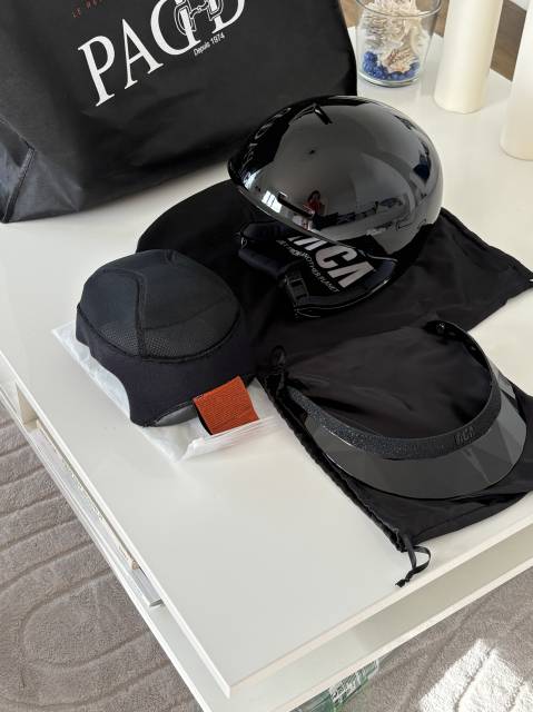 Casque NACA COM&Egrave;TE XP NEUF BLACK GLOW M-L 57/58