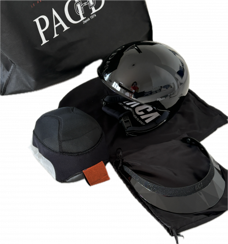 Casque NACA COM&Egrave;TE XP NEUF BLACK GLOW M-L 57/58